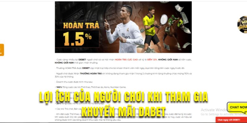 Tìm hiểu những lợi ích khi tham gia khuyến mãi Dabet 2025